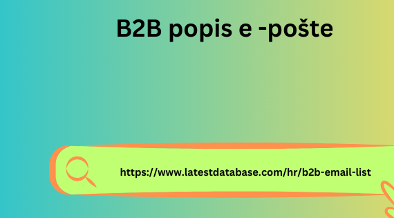 B2B popis e -pošte