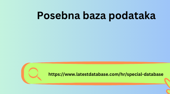 Posebna baza podataka