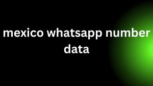 mexico whatsapp number data